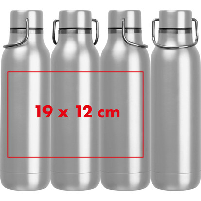 Edelstahltrinkflasche Borgholm,grau, A-Nr.: 533107 - 05