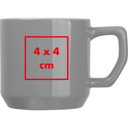 Keramiktasse Kyiv,grau, A-Nr.: 544907 - 05