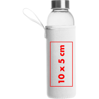 Glasflasche Klagenfurt,weiss, A-Nr.: 084206 - 04