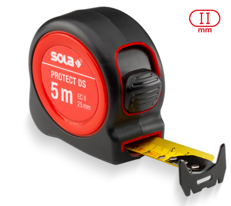 SOLA Protect PE DS 525-Rollmeter – Etikett vollfarbig bedruckt mit Ihrem Logo, A-Nr.: SO-50550701 - 09