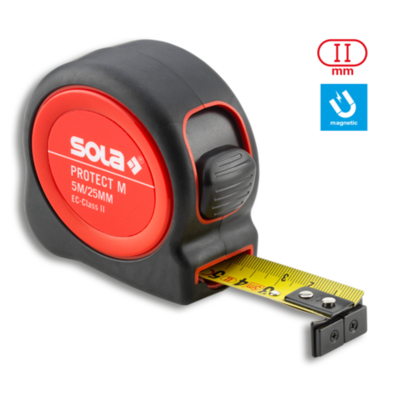 SOLA Protect M-Rollmeter – Etikett vollfarbig bedruckt mit Ihrem Logo, A-Nr.: SO-50570601 - 01