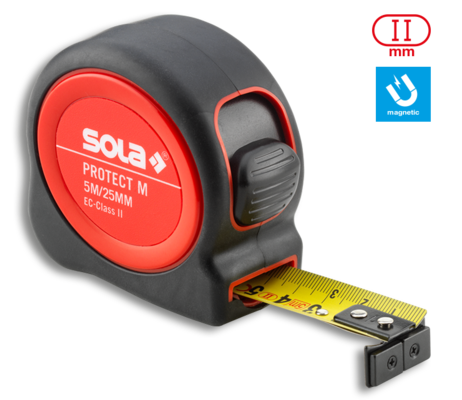 SOLA Protect M-Rollmeter – Etikett vollfarbig bedruckt mit Ihrem Logo, A-Nr.: SO-50570601 - 01
