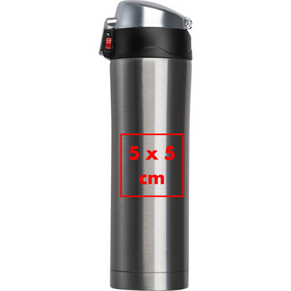 Isolierflasche Bucharest,grau, A-Nr.: 372907 - 04 Isolierflasche Bucharest,grau, A-Nr.: 372907 - 04