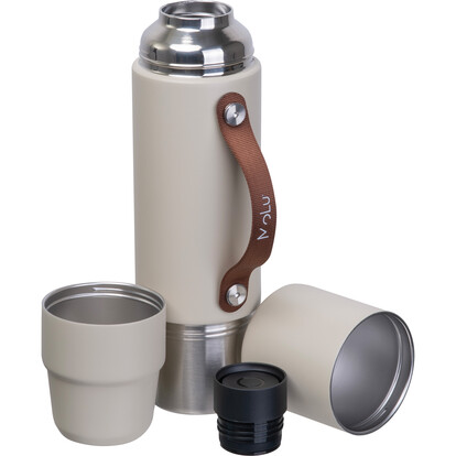 MoLu Isolierflasche Le Bourget,weiss, A-Nr.: 535213 - 02 MoLu Isolierflasche Le Bourget,weiss, A-Nr.: 535213 - 02