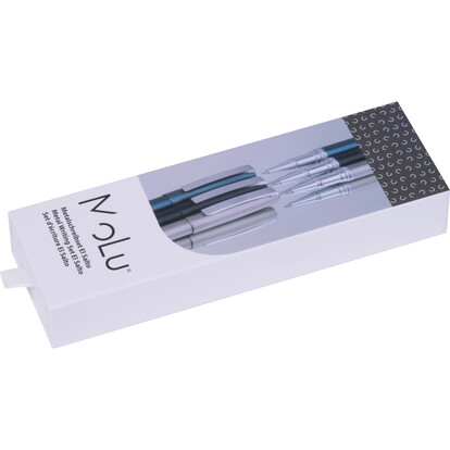 MoLu Metallschreibset El Salto, grau, A-Nr.: 533607 - 02 MoLu Metallschreibset El Salto, grau, A-Nr.: 533607 - 02