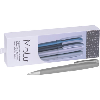 MoLu Metalkugelschreiber Des Moines,grau, A-Nr.: 533707 - 01