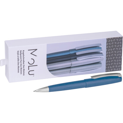 MoLu Metallkugelschreiber Des Moines, blau, A-Nr.: 533704 - 01