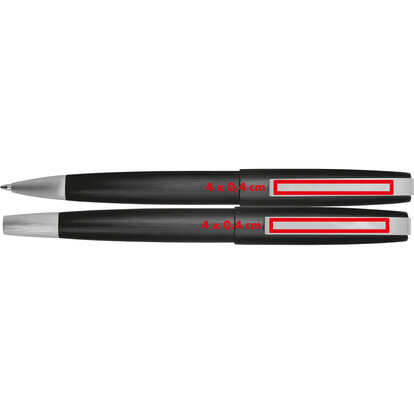 MoLu Metalschreibset El Salto, schwarz, A-Nr.: 533603 - 04