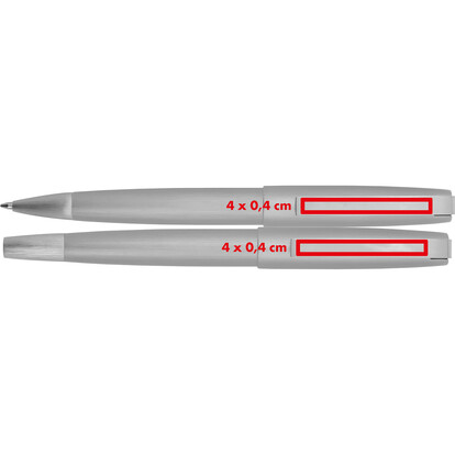 MoLu Metalschreibset El Salto, grau, A-Nr.: 533607 - 04