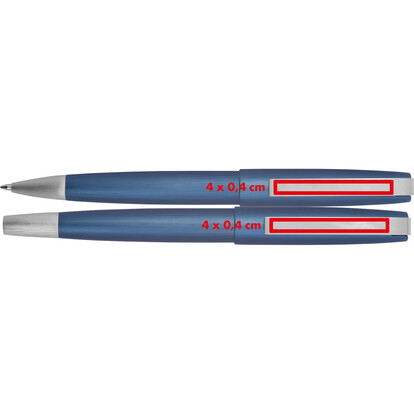 MoLu Metalschreibset El Salto, blau, A-Nr.: 533604 - 04