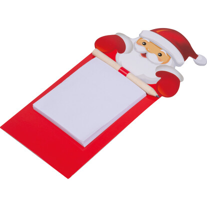 Weihnachts-Notizblock Victorville, rot, A-Nr.: 551605 - 02 Weihnachts-Notizblock Victorville, rot, A-Nr.: 551605 - 02