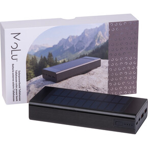 MoLu Solarpowerbank 20.000 mAh Tallahassee, schwarz, A-Nr.: 554103 - 01