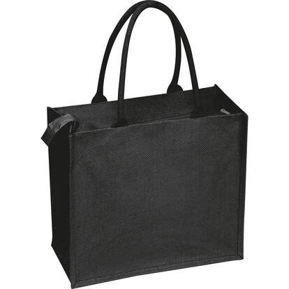 Jutetasche Westminster, schwarz, A-Nr.: 557203 - 01