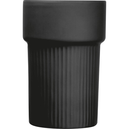Keramikbecher Malta, schwarz, A-Nr.: 562103F - 02 Keramikbecher Malta, schwarz, A-Nr.: 562103F - 02