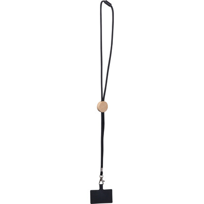 Lanyard mit Handyhalter Yokohama, schwarz, A-Nr.: 563403 - 02