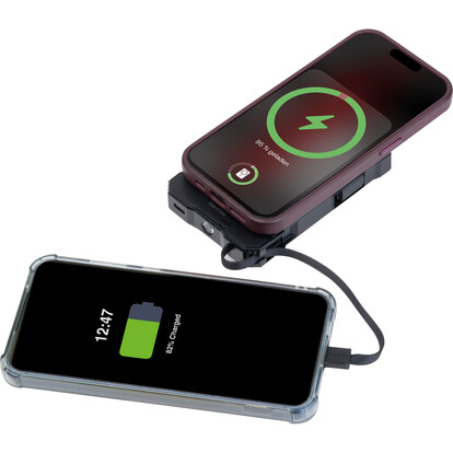 Solar Powerbank 10.000 mAh Breda, schwarz, A-Nr.: 572303 - 03 Solar Powerbank 10.000 mAh Breda, schwarz, A-Nr.: 572303 - 03
