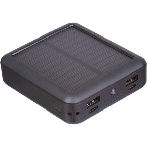 Solar Powerbank 10.000mAh Crete, schwarz, A-Nr.: 574303 - 01