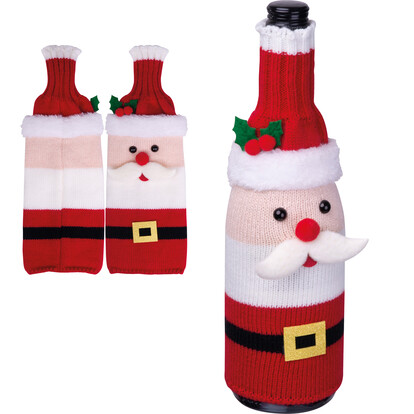 Xmas Weinflaschencover Antarctic, rot, A-Nr.: 578105 - 01