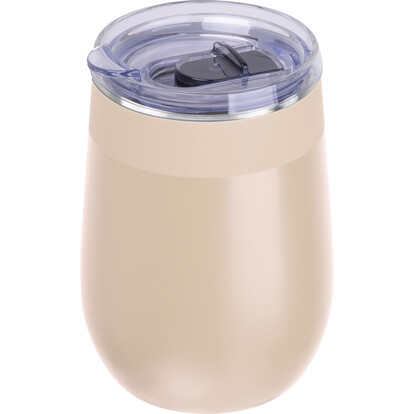 MoLu Edelstahl Trinkbecher Palm Bay, beige, A-Nr.: 522413 - 01 MoLu Edelstahl Trinkbecher Palm Bay, beige, A-Nr.: 522413 - 01