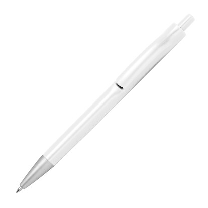 Kugelschreiber Vittoria, weiss, A-Nr.: 548406 - 01 Kugelschreiber Vittoria, weiss, A-Nr.: 548406 - 01