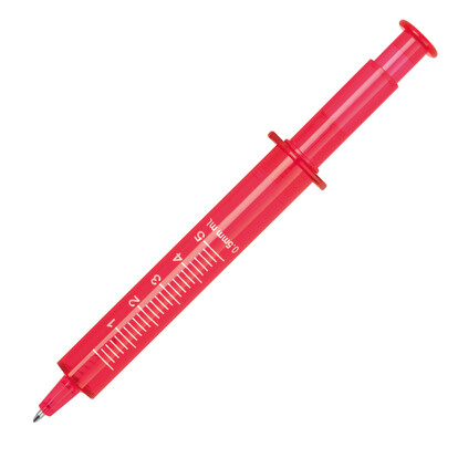 Spritzenkugelschreiber Viacenza, rot, A-Nr.: 548505 - 03 Spritzenkugelschreiber Viacenza, rot, A-Nr.: 548505 - 03