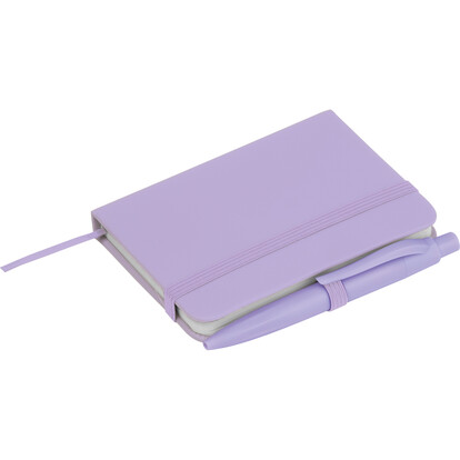 A7 Notizbuch mit Kugelschreiber San Antonio, violett, A-Nr.: 556212 - 02 A7 Notizbuch mit Kugelschreiber San Antonio, violett, A-Nr.: 556212 - 02