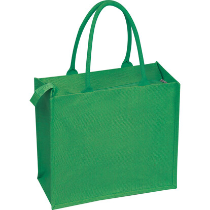 Jutetasche Westminster, grün, A-Nr.: 557209 - 01 Jutetasche Westminster, grün, A-Nr.: 557209 - 01