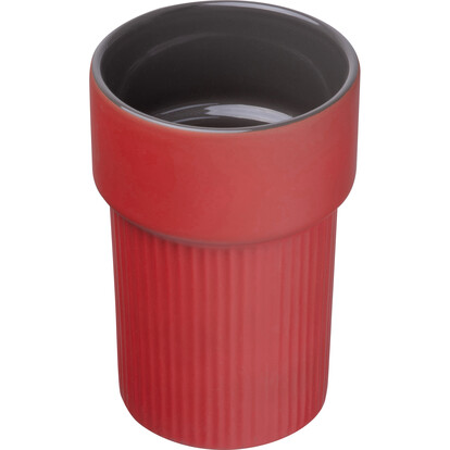 Keramikbecher Malta, rot, A-Nr.: 562105 - 01 Keramikbecher Malta, rot, A-Nr.: 562105 - 01