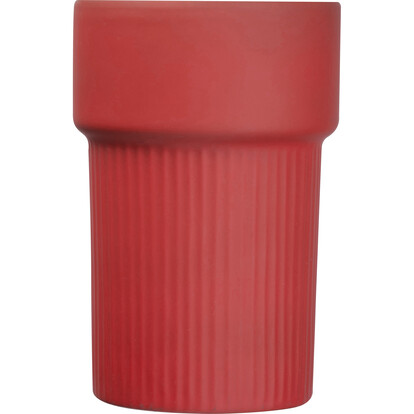 Keramikbecher Malta, rot, A-Nr.: 562105 - 02 Keramikbecher Malta, rot, A-Nr.: 562105 - 02