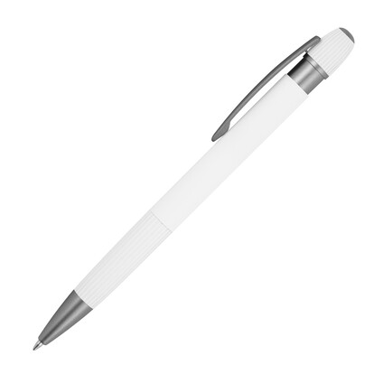 Kugelschreiber Auxerre, weiss, A-Nr.: 572206 - 02