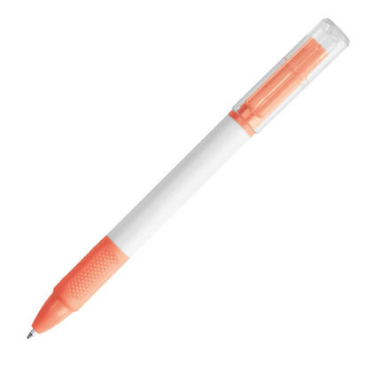 Kugelschreiber mit Textmarker Lens, orange, A-Nr.: 574710 - 03