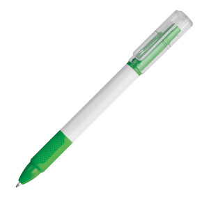 Kugelschreiber mit Textmarker Lens, grün, A-Nr.: 574709 - 01