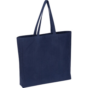 Recycelte Baumwolltasche Manhattan, dunkelblau, A-Nr.: 574944 - 01