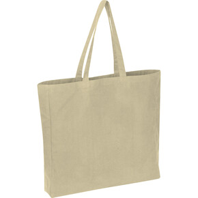 Recycelte Baumwolltasche Manhattan, beige, A-Nr.: 574913 - 01