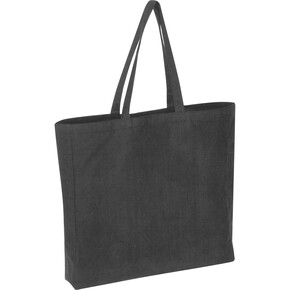 Recycelte Baumwolltasche Manhattan, schwarz, A-Nr.: 574903 - 01