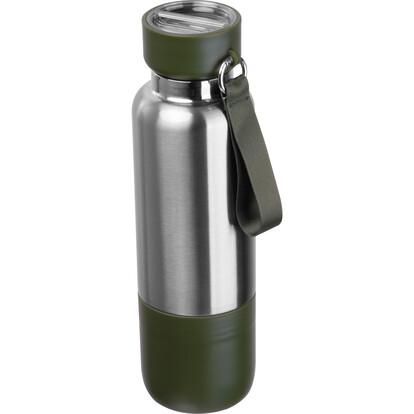 Vakuum Isolierflasche New Haven, olivgrün, A-Nr.: 577719 - 01