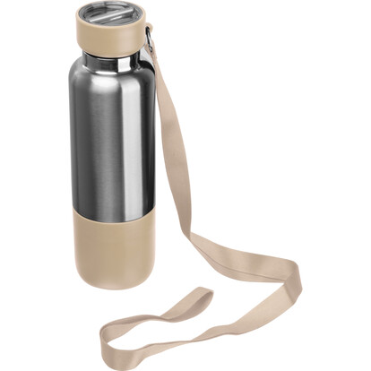 Vakuum Isolierflasche New Haven, beige, A-Nr.: 577713 - 02