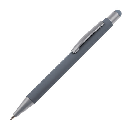 Metall Kugelschreiber mit Touch-Pen Rio, anthrazit, A-Nr.: 599277 - 01