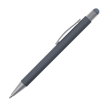 Metall Kugelschreiber mit Touch-Pen Rio, anthrazit, A-Nr.: 599277 - 02