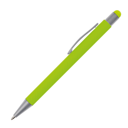Metall Kugelschreiber mit Touch-Pen Rio, apfelgrün, A-Nr.: 599229 - 02