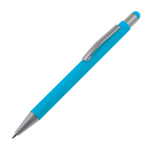 Metall Kugelschreiber mit Touch-Pen Rio, hellblau, A-Nr.: 599224 - 01