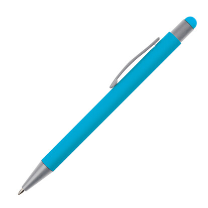 Metall Kugelschreiber mit Touch-Pen Rio, hellblau, A-Nr.: 599224 - 02 Metall Kugelschreiber mit Touch-Pen Rio, hellblau, A-Nr.: 599224 - 02