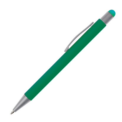 Metall Kugelschreiber mit Touch-Pen Rio, grün, A-Nr.: 599209 - 02