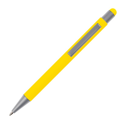Metall Kugelschreiber mit Touch-Pen Rio, gelb, A-Nr.: 599208 - 03