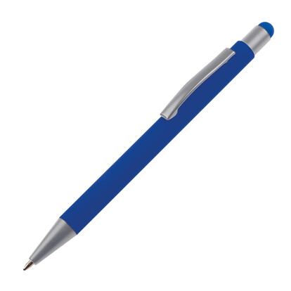 Metall Kugelschreiber mit Touch-Pen Rio, blau, A-Nr.: 599204 - 01