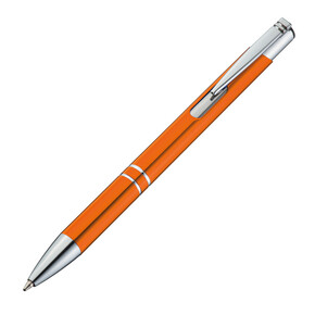 Recycelter Metall Kugelschreiber Lahti, orange, A-Nr.: 600610 - 01