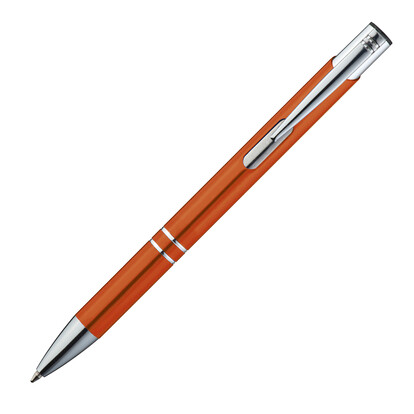 Recycelter Metall Kugelschreiber Lahti, orange, A-Nr.: 600610 - 03 Recycelter Metall Kugelschreiber Lahti, orange, A-Nr.: 600610 - 03