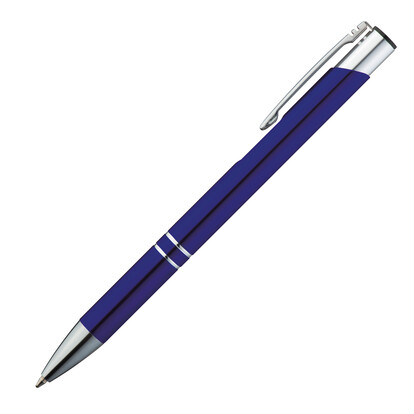Recycelter Metall Kugelschreiber Lahti, blau, A-Nr.: 600604 - 02 Recycelter Metall Kugelschreiber Lahti, blau, A-Nr.: 600604 - 02